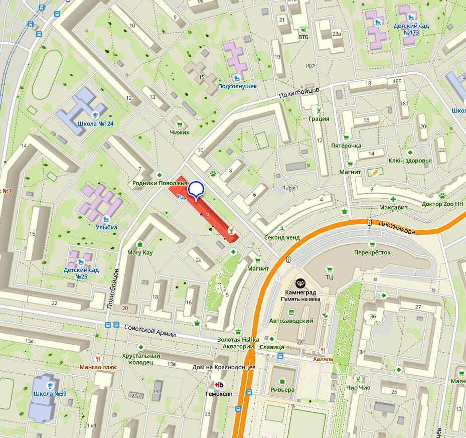 Купить Квартиру Политбойцов 2 Нижний Новгород